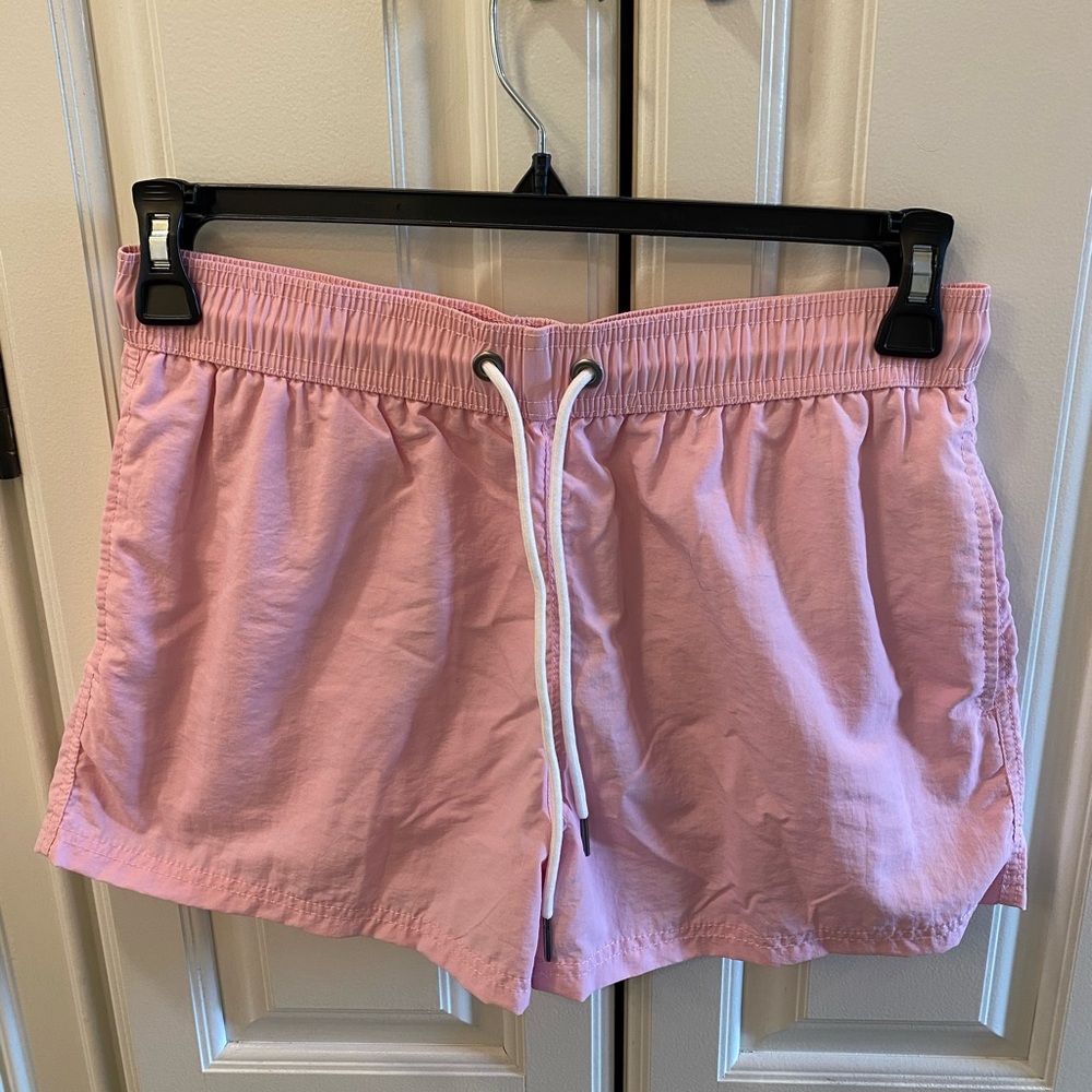 Men's Pink Swim Trunks